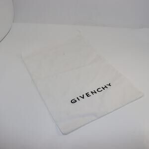 Givenchy White Drawstring Dust Bag 14x10
